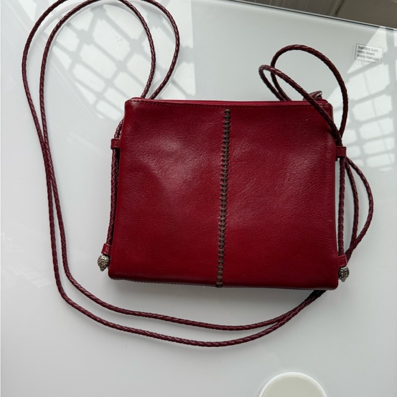 Brighton Red Crossbody Bag with Heart Design - Picture 2 of 6